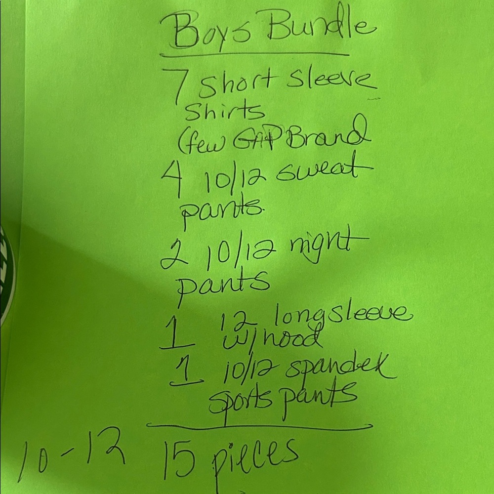 Boys Clothing Bundle - 15 Pieces